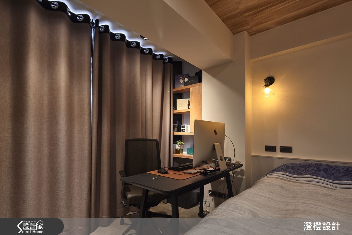 27坪老屋(16~30年)＿工業風臥室案例圖片＿澄橙設計＿澄橙_17之22