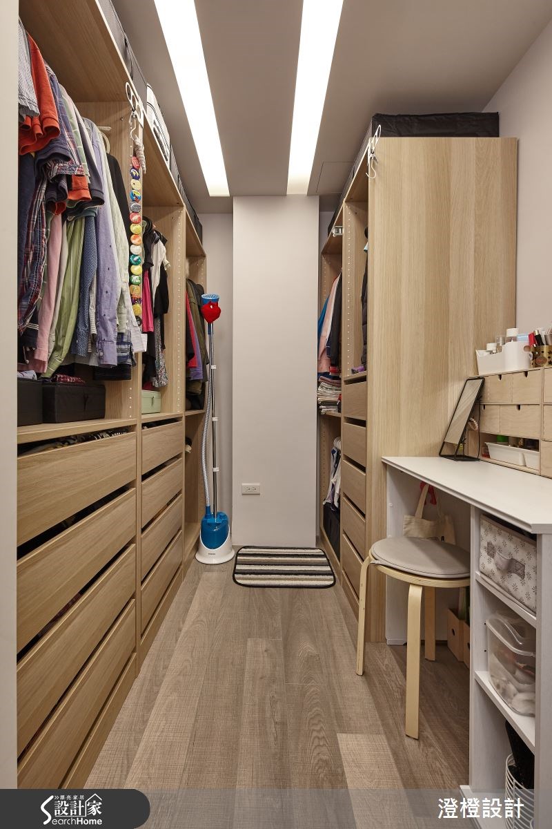32坪老屋(16~30年)＿北歐風更衣間案例圖片＿澄橙設計＿澄橙_18之19
