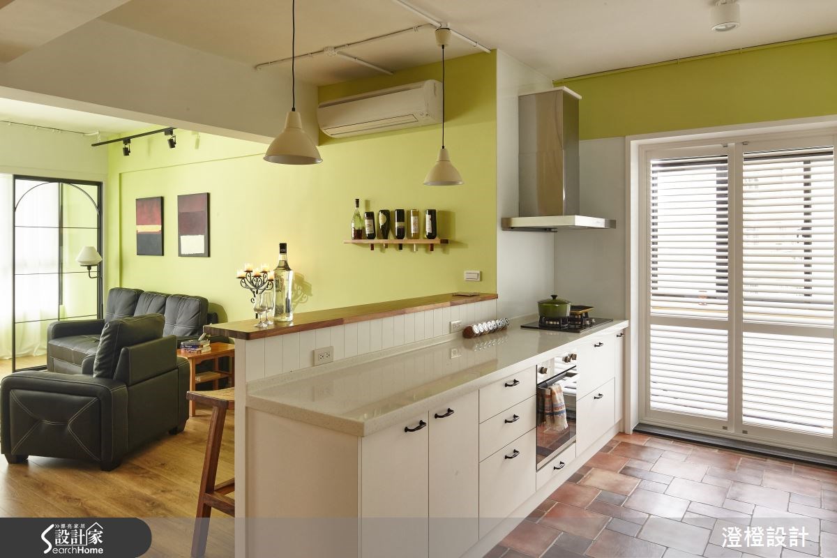 32坪老屋(16~30年)＿混搭風客廳吧檯案例圖片＿澄橙設計＿澄橙_19之10