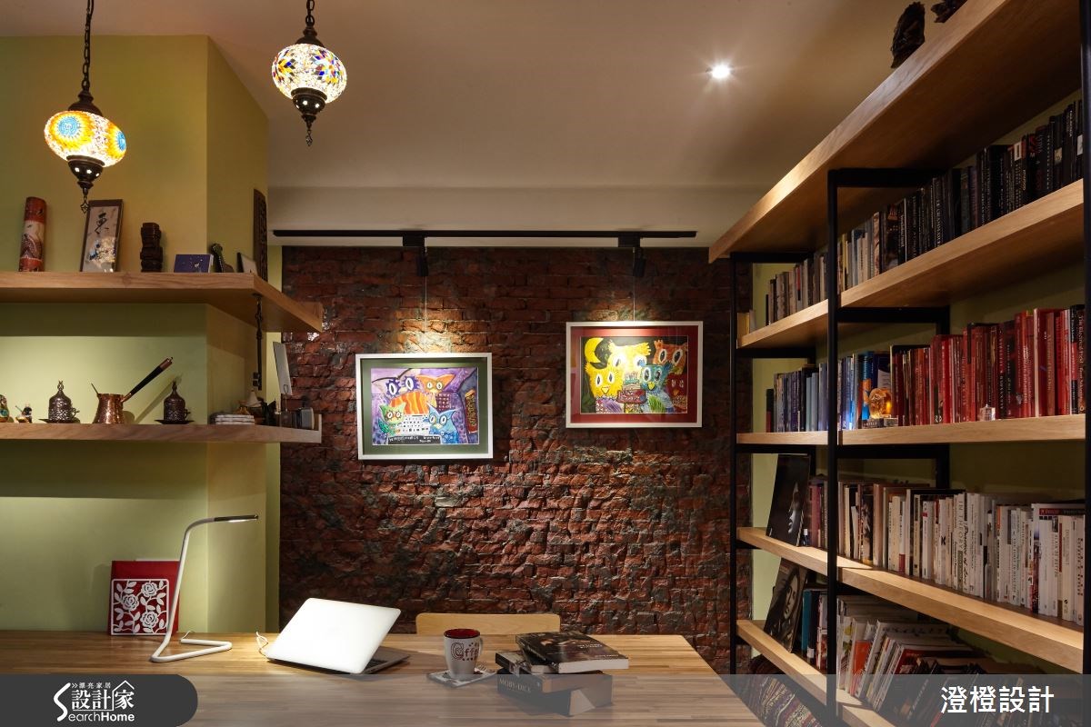32坪老屋(16~30年)＿混搭風書房案例圖片＿澄橙設計＿澄橙_19之13