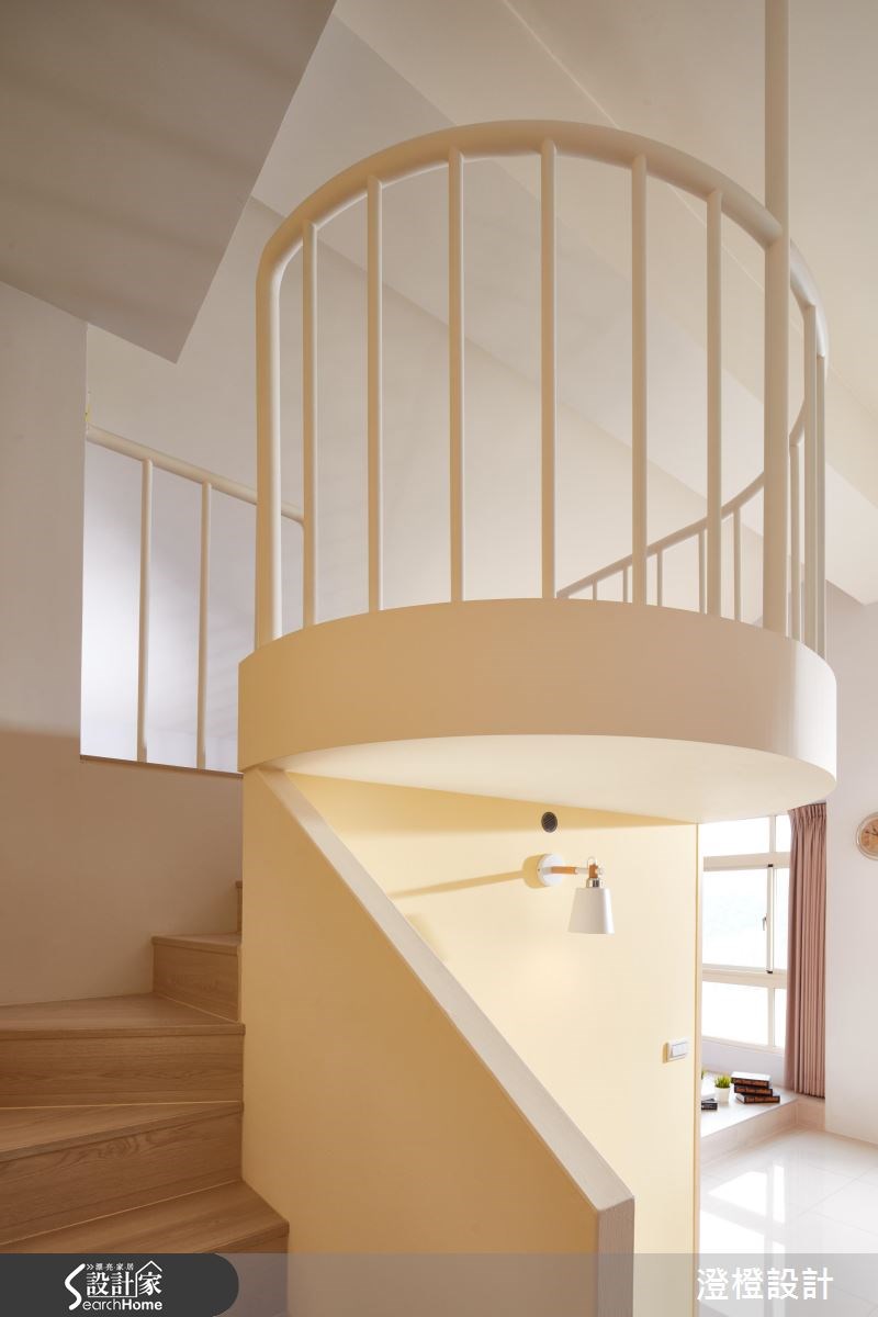 72坪老屋(16~30年)＿療癒風樓梯案例圖片＿澄橙設計＿澄橙_21之14