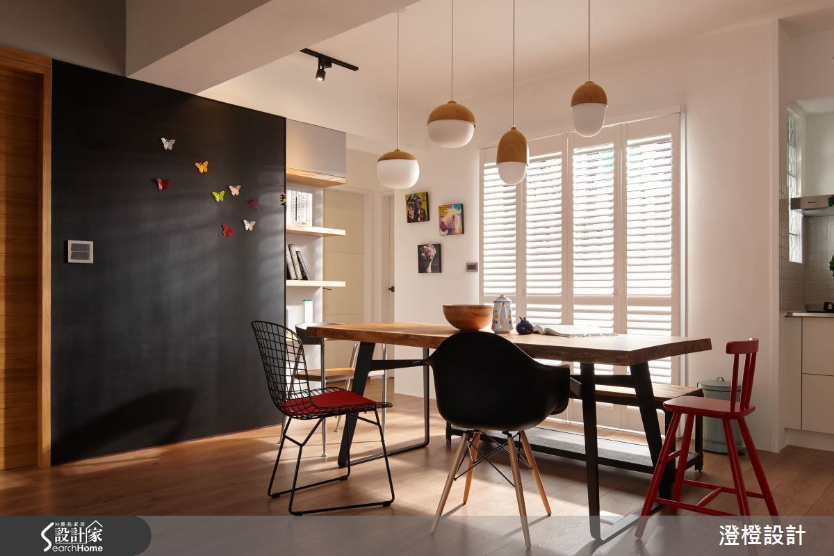 28坪老屋(16~30年)＿北歐風餐廳案例圖片＿澄橙設計＿澄橙_22之4
