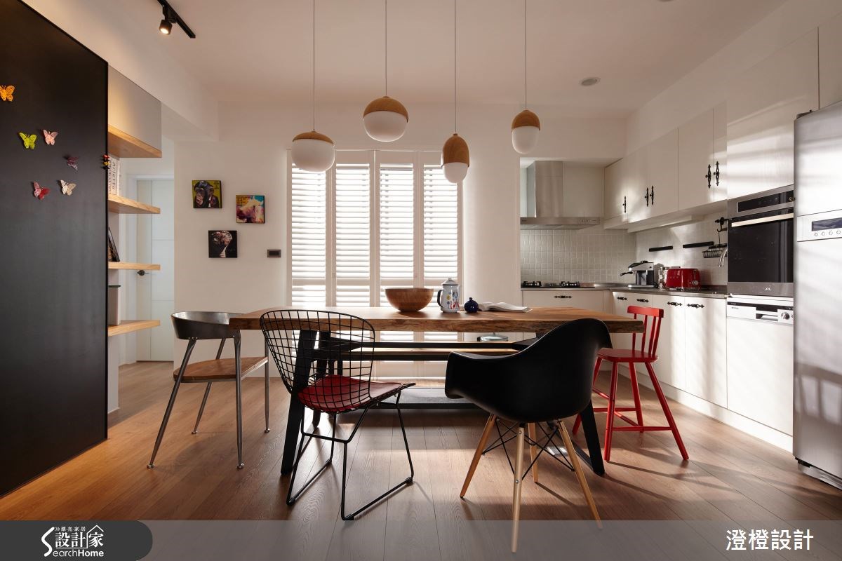 28坪老屋(16~30年)＿北歐風餐廳廚房案例圖片＿澄橙設計＿澄橙_22之6