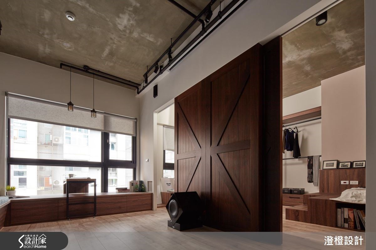 17坪新成屋(5年以下)＿工業風客廳臥榻案例圖片＿澄橙設計＿澄橙_23之3