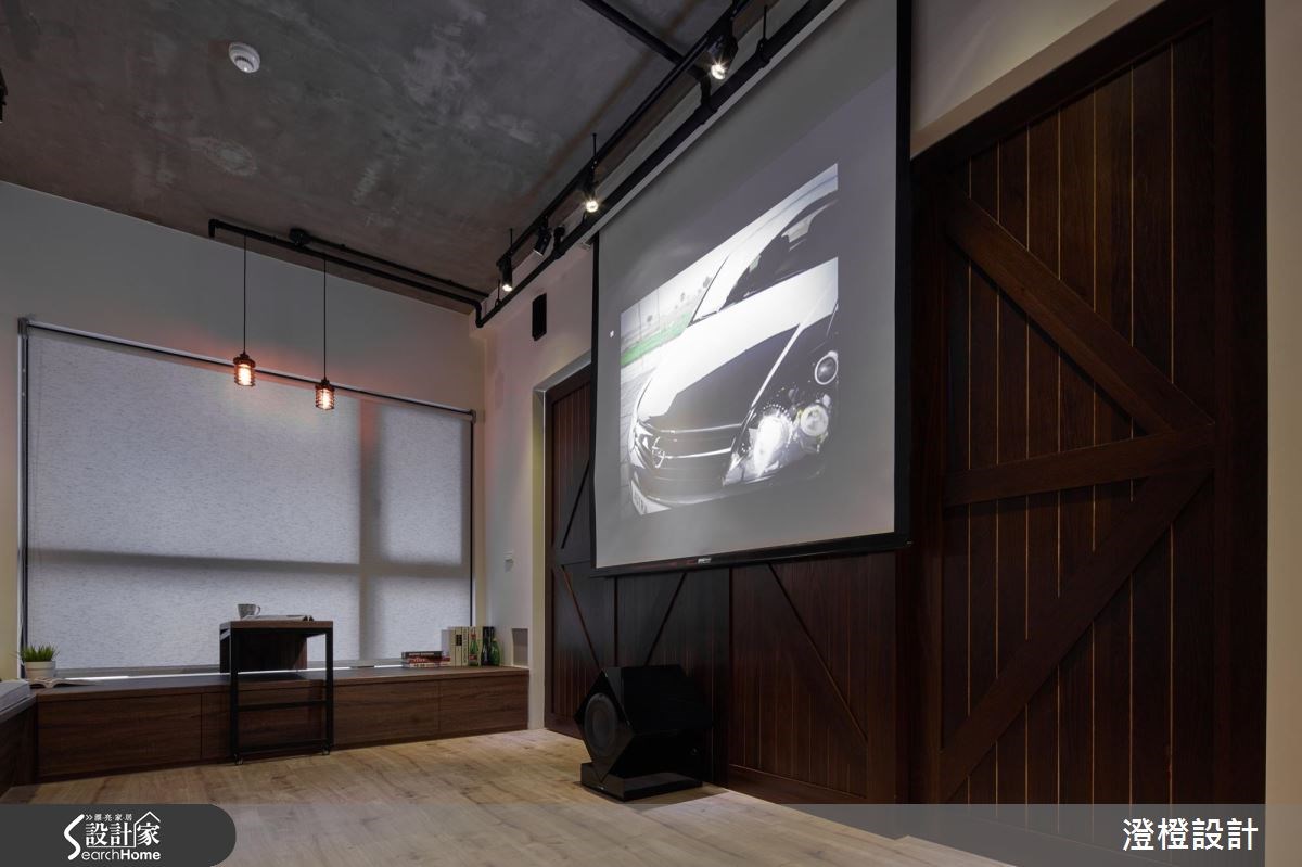 17坪新成屋(5年以下)＿工業風客廳臥榻案例圖片＿澄橙設計＿澄橙_23之4