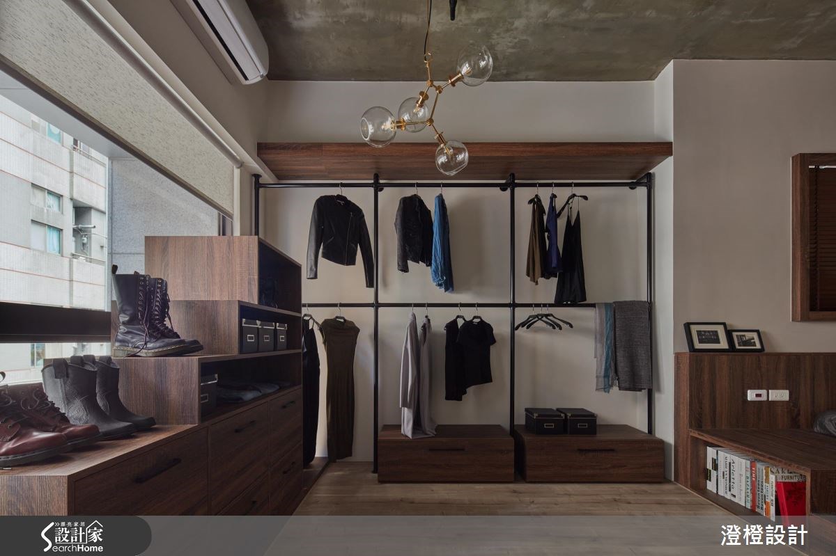 17坪新成屋(5年以下)＿工業風臥室案例圖片＿澄橙設計＿澄橙_23之12