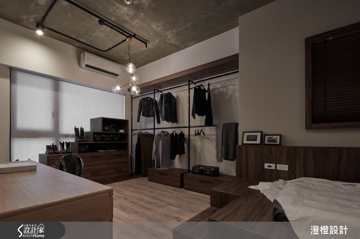 17坪新成屋(5年以下)＿工業風客廳臥室臥榻案例圖片＿澄橙設計＿澄橙_23之13