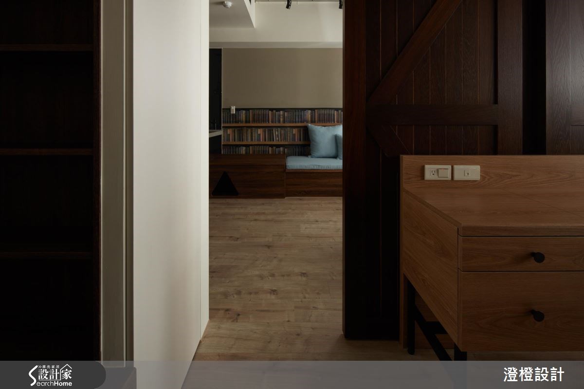 17坪新成屋(5年以下)＿工業風走廊臥榻案例圖片＿澄橙設計＿澄橙_23之16