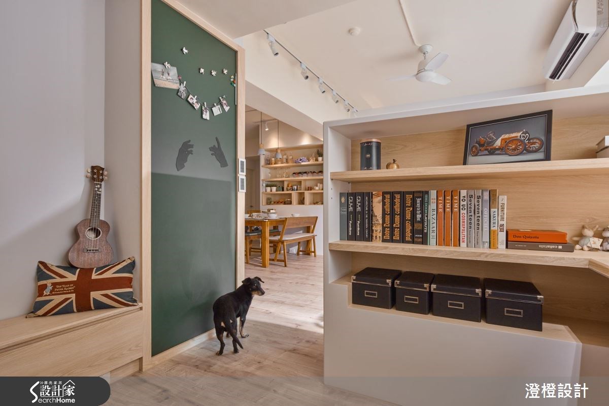 30坪老屋(16~30年)＿北歐風書房案例圖片＿澄橙設計＿澄橙_24之5