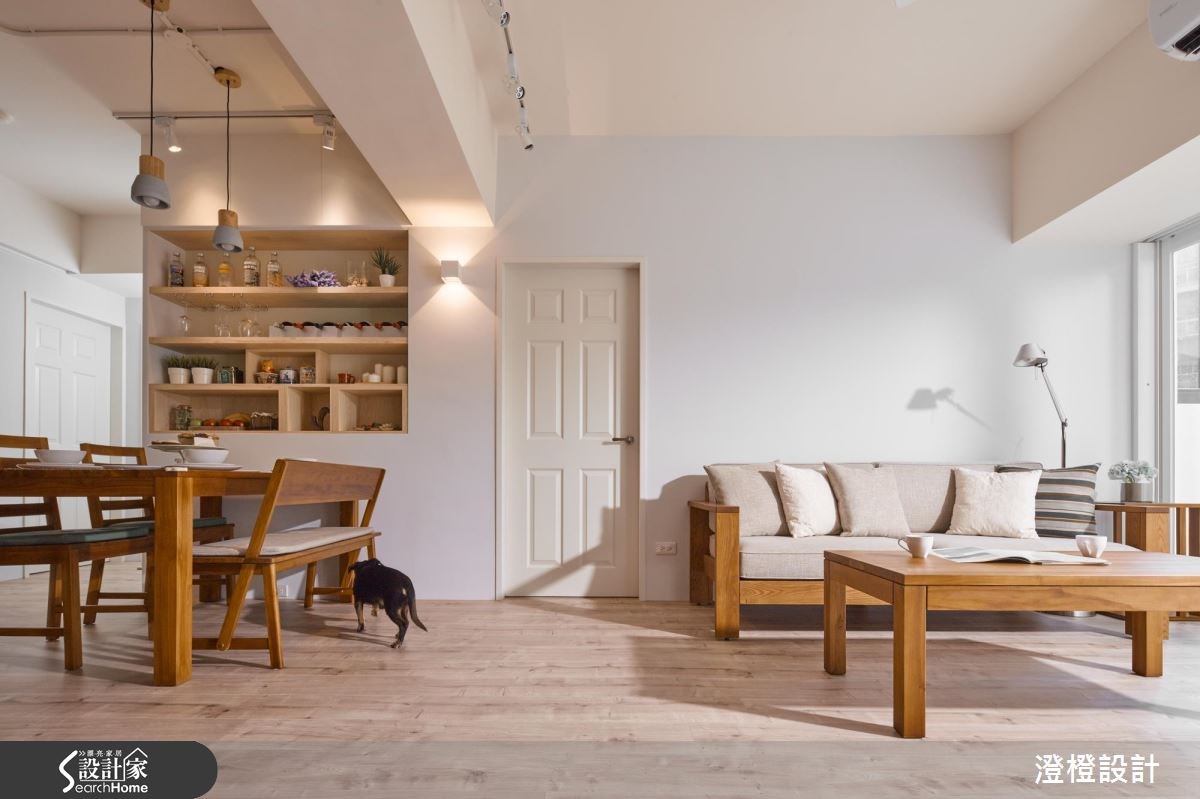 30坪老屋(16~30年)＿北歐風客廳餐廳案例圖片＿澄橙設計＿澄橙_24之6