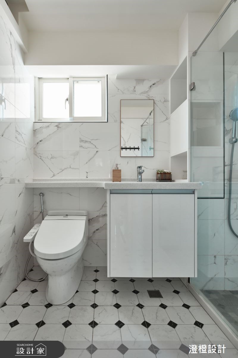 22坪老屋(16~30年)＿北歐風浴室案例圖片＿澄橙設計＿澄橙_30之9