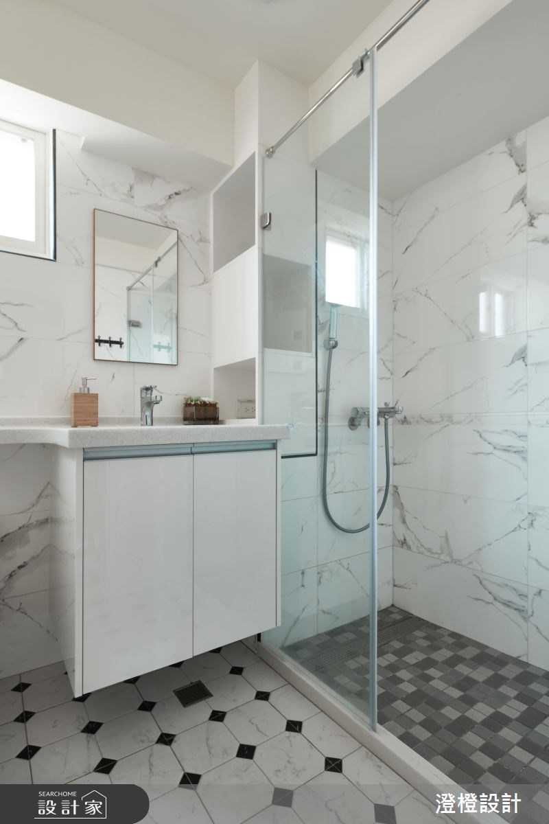 22坪老屋(16~30年)＿北歐風浴室案例圖片＿澄橙設計＿澄橙_30之10