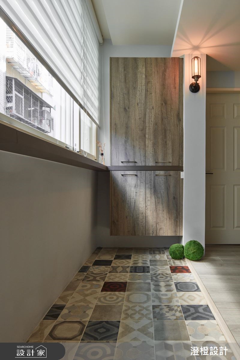 35坪老屋(16~30年)＿混搭風玄關案例圖片＿澄橙設計＿澄橙_31之1