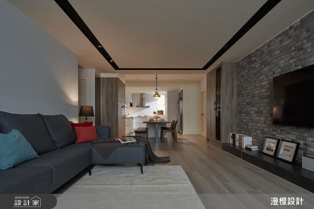 35坪老屋(16~30年)＿混搭風客廳案例圖片＿澄橙設計＿澄橙_31之1057
