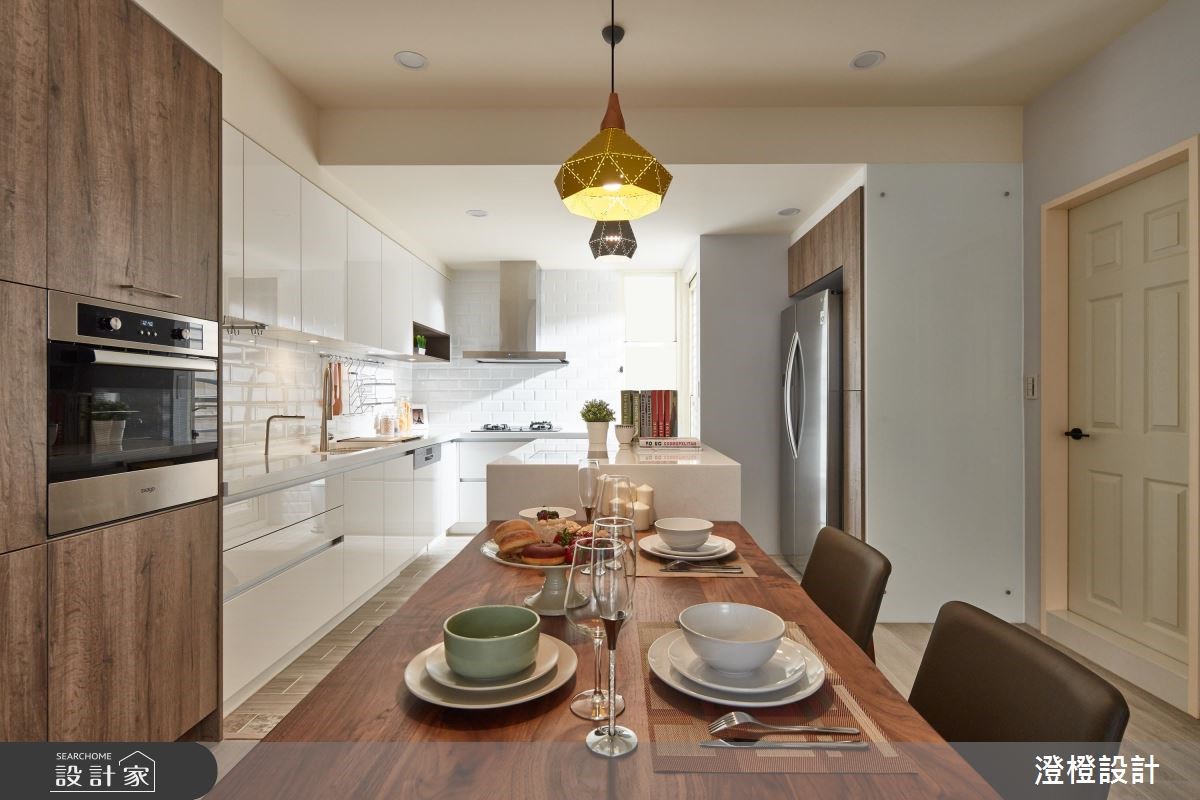35坪老屋(16~30年)＿混搭風餐廳廚房案例圖片＿澄橙設計＿澄橙_31之8