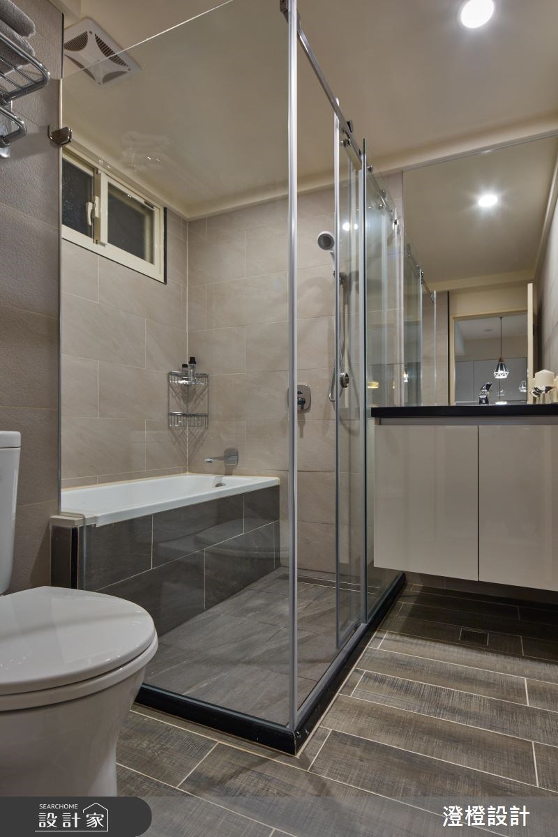 35坪老屋(16~30年)＿混搭風浴室案例圖片＿澄橙設計＿澄橙_31之13