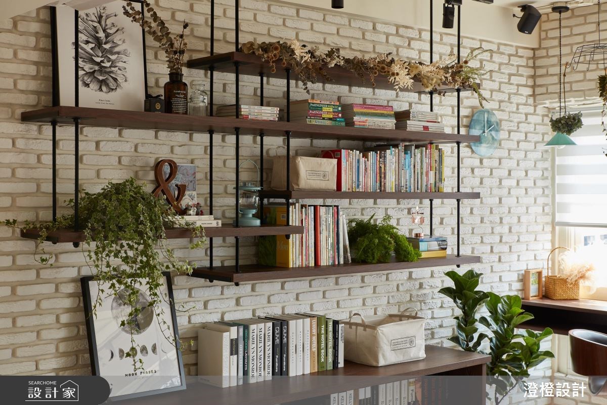 31坪中古屋(5~15年)＿北歐風書房案例圖片＿澄橙設計＿澄橙_32之14