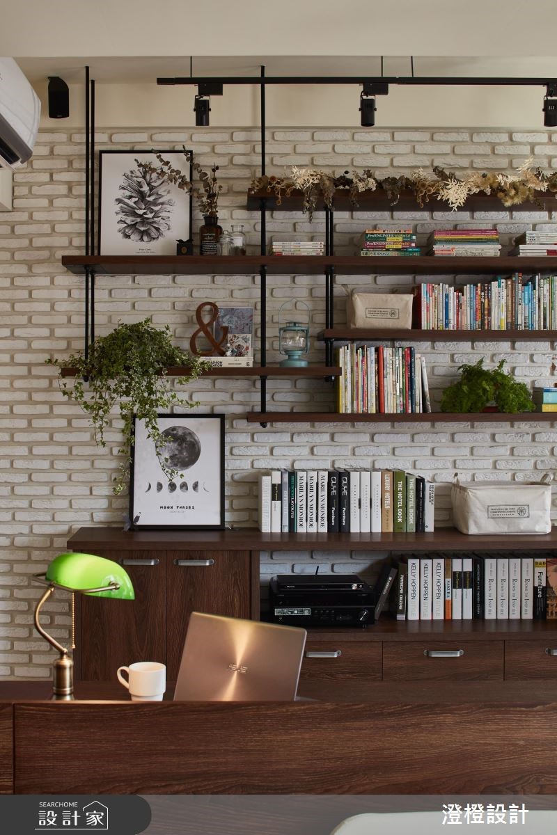 31坪中古屋(5~15年)＿北歐風書房案例圖片＿澄橙設計＿澄橙_32之15