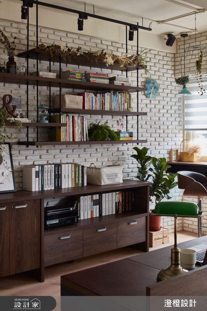 31坪中古屋(5~15年)＿北歐風書房案例圖片＿澄橙設計＿澄橙_32之16
