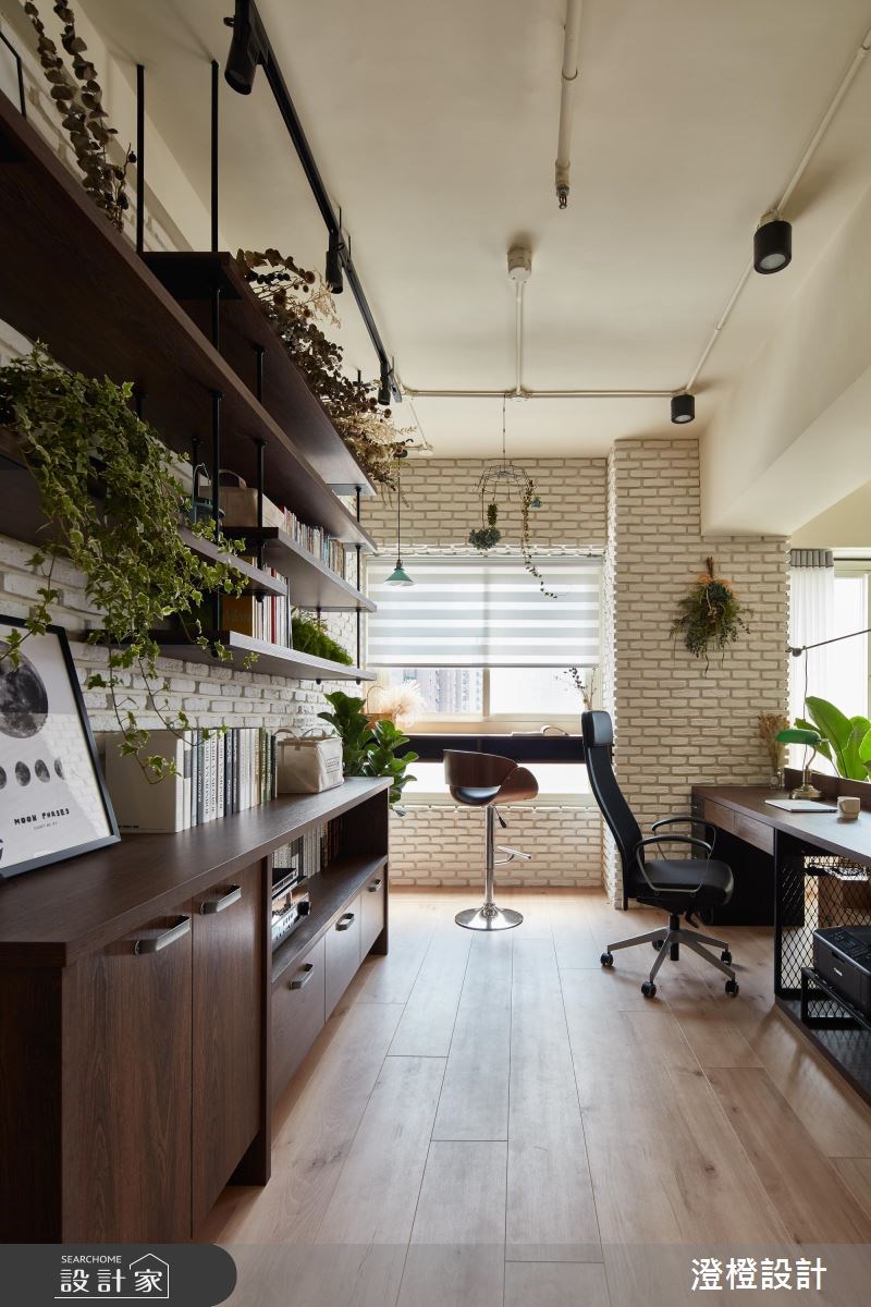 31坪中古屋(5~15年)＿北歐風書房案例圖片＿澄橙設計＿澄橙_32之18