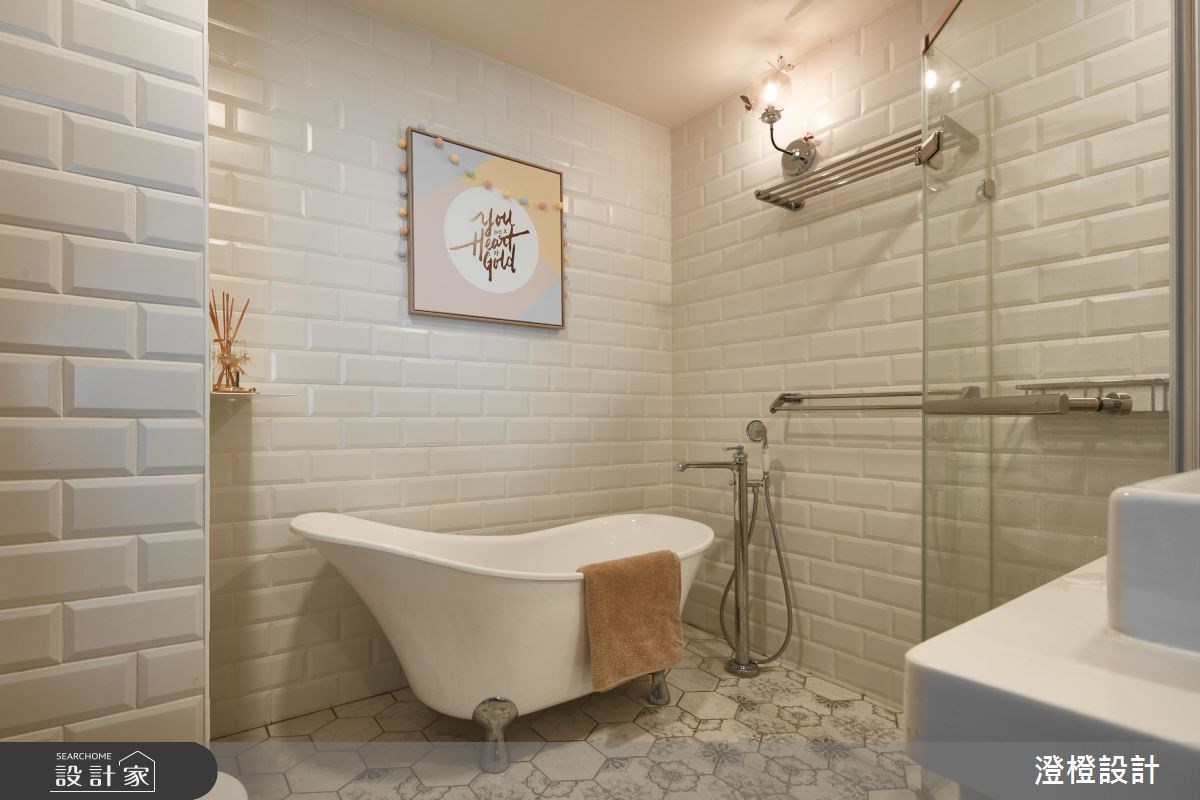 31坪中古屋(5~15年)＿北歐風浴室案例圖片＿澄橙設計＿澄橙_32之22