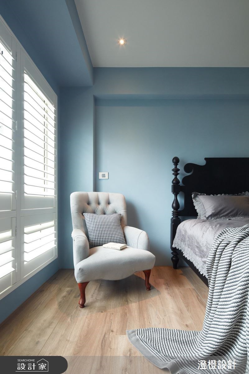 50坪新成屋(5年以下)＿美式風臥室案例圖片＿澄橙設計＿澄橙_33之11
