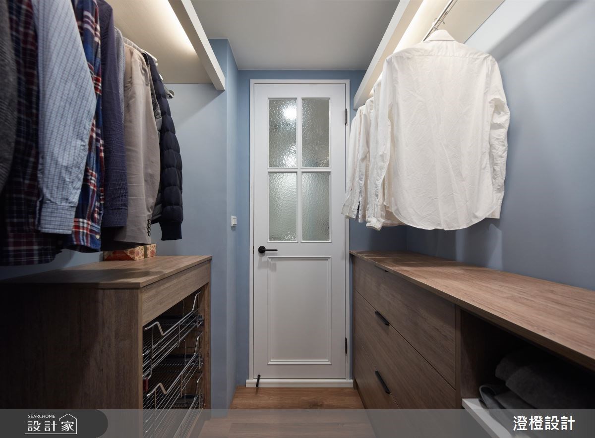 50坪新成屋(5年以下)＿美式風更衣間案例圖片＿澄橙設計＿澄橙_33之4420