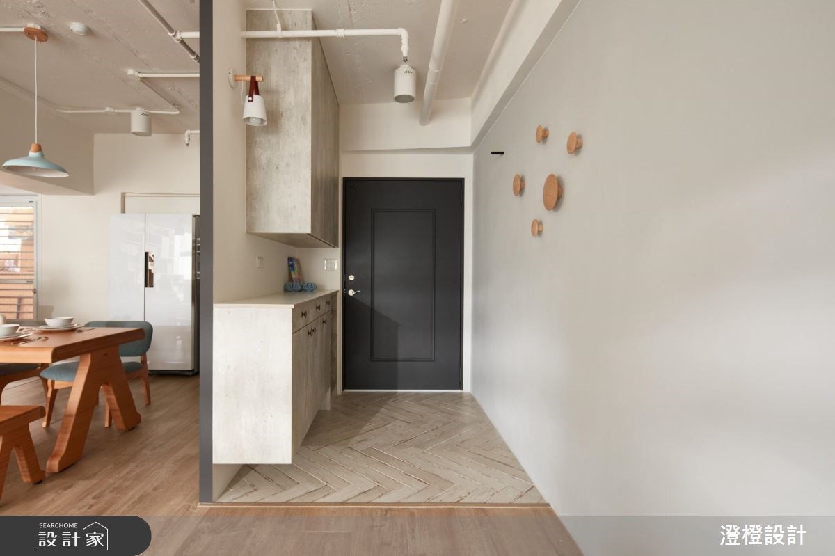 33坪中古屋(5~15年)＿北歐風玄關案例圖片＿澄橙設計＿澄橙_34之2