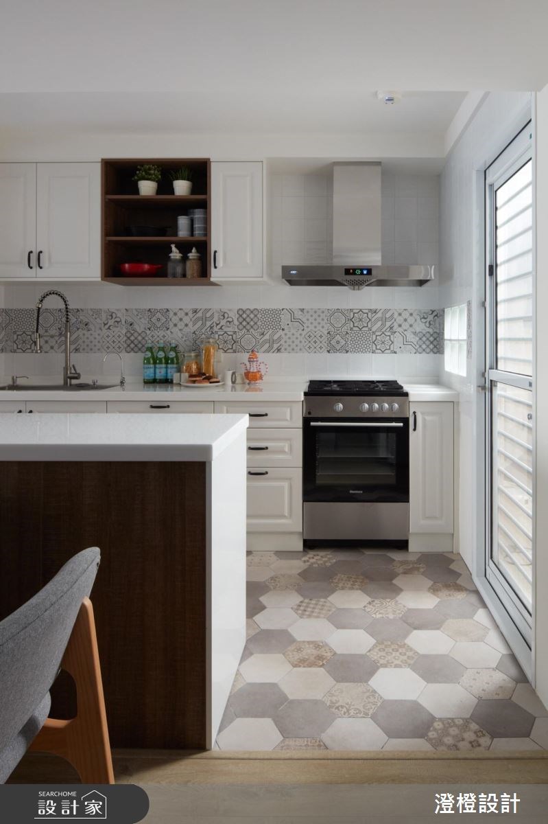 33坪中古屋(5~15年)＿北歐風廚房案例圖片＿澄橙設計＿澄橙_34之10