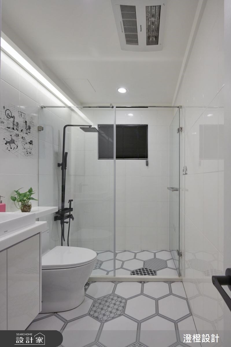 33坪中古屋(5~15年)＿北歐風浴室案例圖片＿澄橙設計＿澄橙_34之20