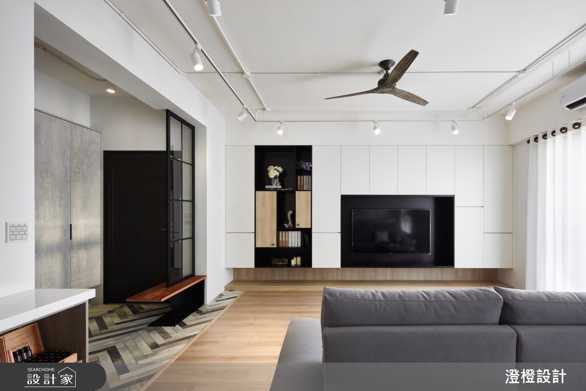 44坪新成屋(5年以下)＿北歐風客廳案例圖片＿澄橙設計＿澄橙_40之6