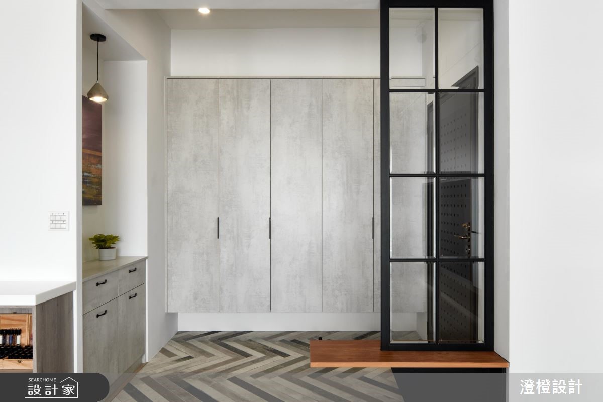 44坪新成屋(5年以下)＿北歐風玄關案例圖片＿澄橙設計＿澄橙_40之2