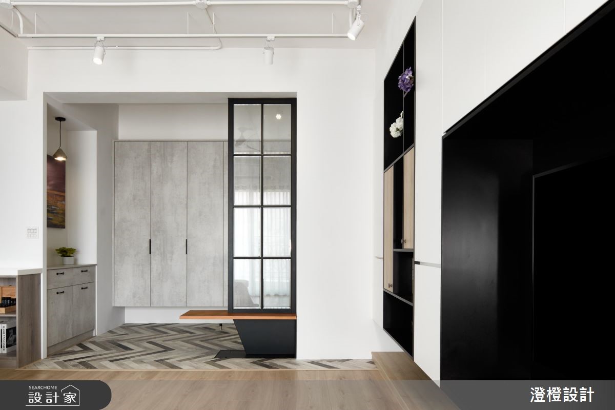 44坪新成屋(5年以下)＿北歐風玄關案例圖片＿澄橙設計＿澄橙_40之3