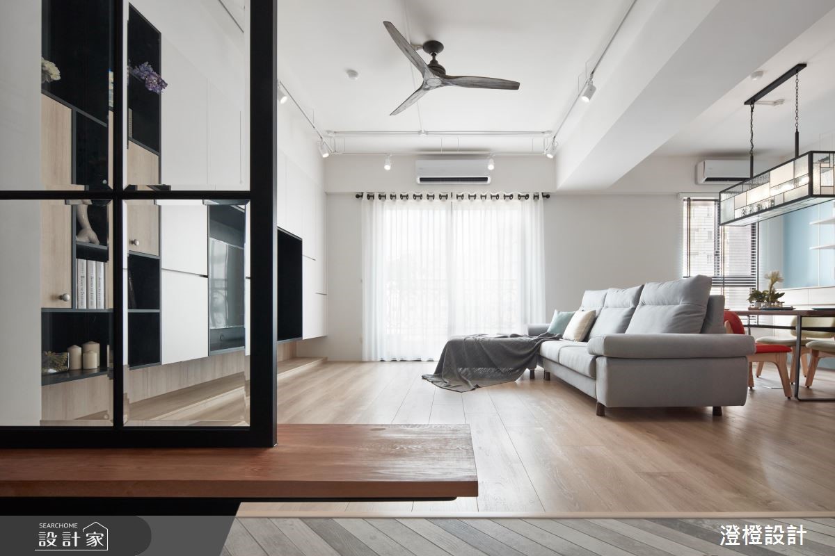 44坪新成屋(5年以下)＿北歐風客廳案例圖片＿澄橙設計＿澄橙_40之4