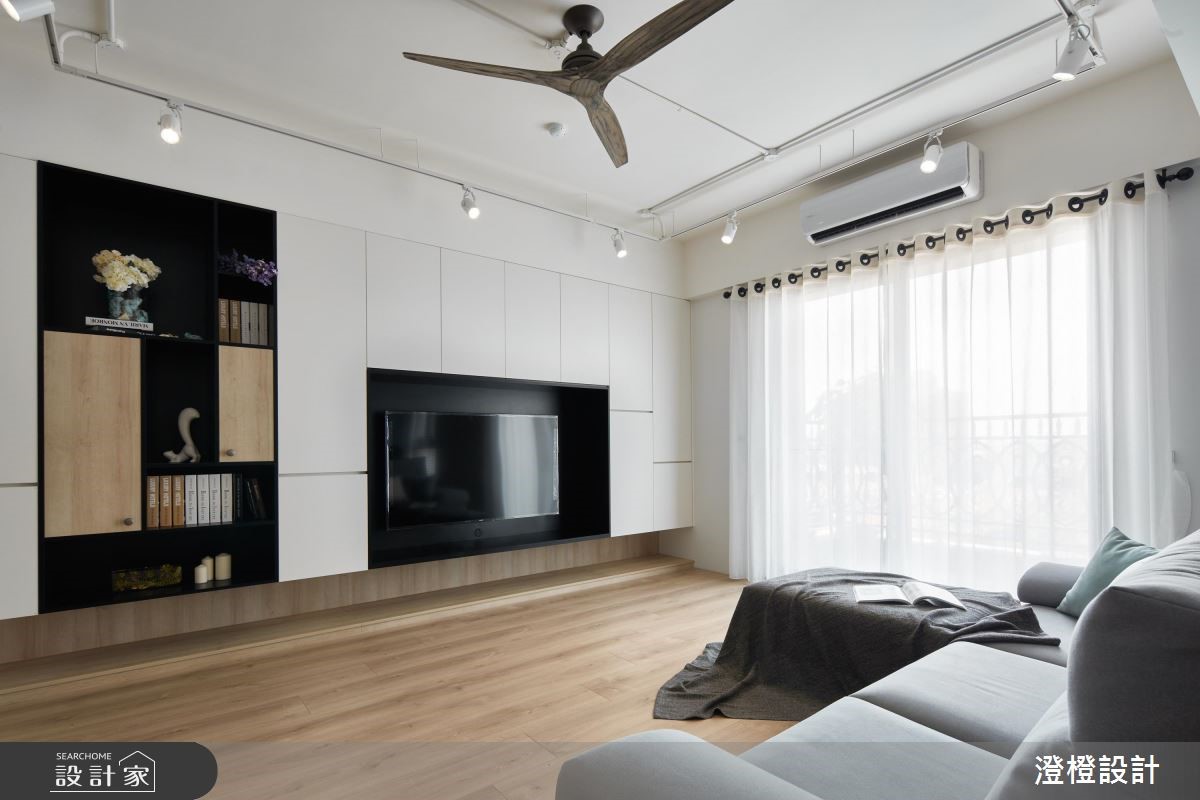 44坪新成屋(5年以下)＿北歐風客廳案例圖片＿澄橙設計＿澄橙_40之7