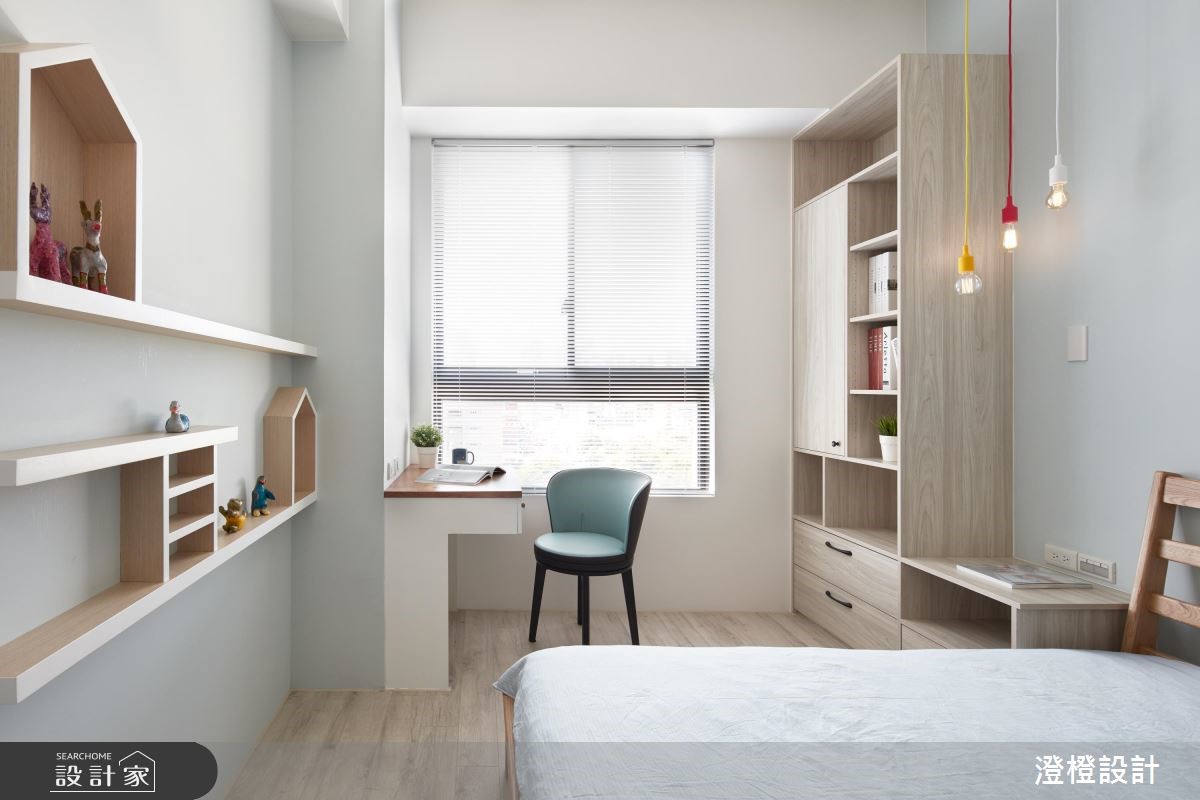 44坪新成屋(5年以下)＿北歐風臥室案例圖片＿澄橙設計＿澄橙_40之5009