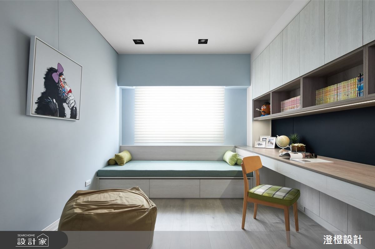 30坪老屋(16~30年)＿北歐風書房臥榻案例圖片＿澄橙設計＿澄橙_41之15