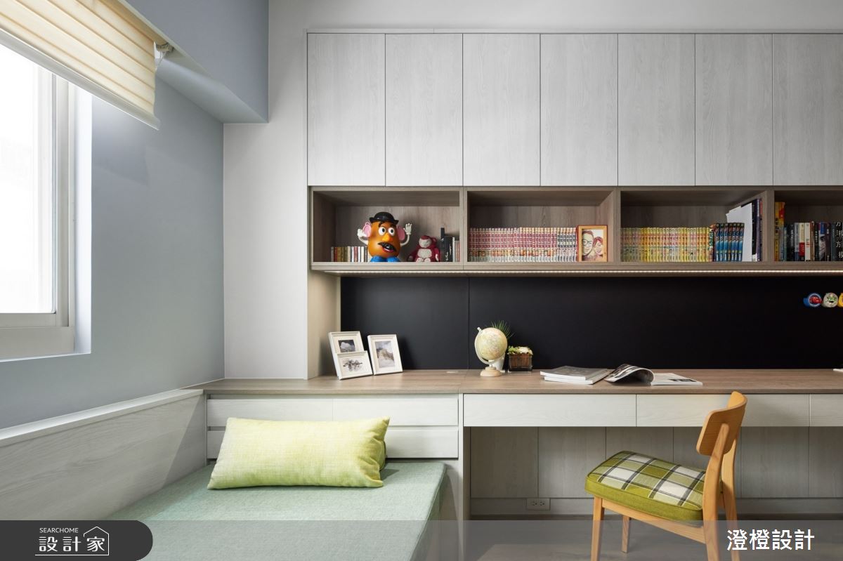 30坪老屋(16~30年)＿北歐風書房臥榻案例圖片＿澄橙設計＿澄橙_41之16