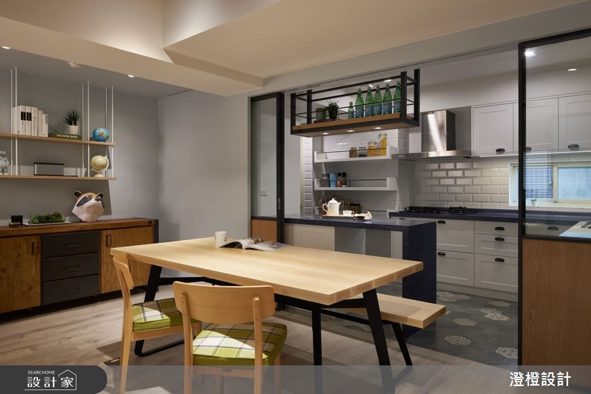 30坪老屋(16~30年)＿北歐風餐廳廚房案例圖片＿澄橙設計＿澄橙_41之6164