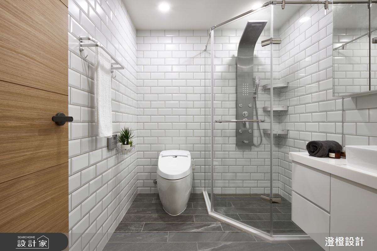 41坪老屋(16~30年)＿北歐風浴室案例圖片＿澄橙設計＿澄橙_42之18