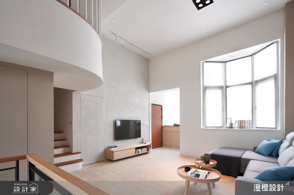 41坪老屋(16~30年)＿北歐風客廳案例圖片＿澄橙設計＿澄橙_42之2