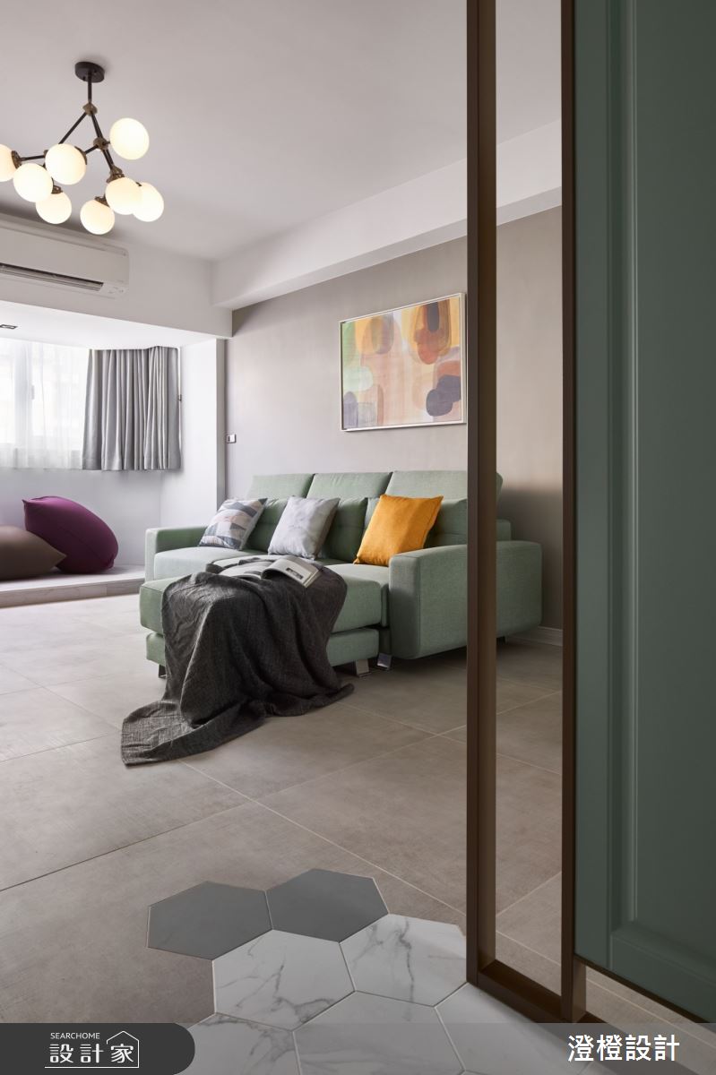 33坪老屋(16~30年)＿混搭風客廳案例圖片＿澄橙設計＿澄橙_44之1