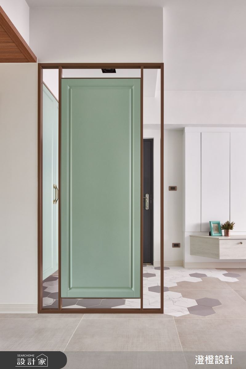 33坪老屋(16~30年)＿混搭風玄關案例圖片＿澄橙設計＿澄橙_44之5