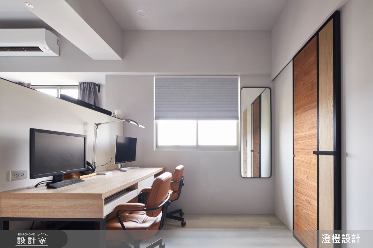 24坪中古屋(5~15年)＿混搭風書房案例圖片＿澄橙設計＿澄橙_45之13