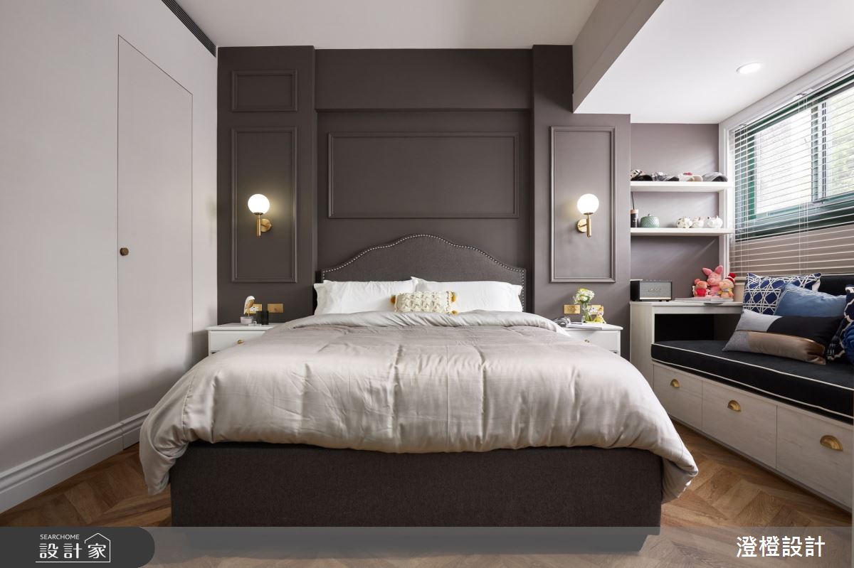 14坪中古屋(5~15年)＿美式風臥室臥榻案例圖片＿澄橙設計＿澄橙_48之7