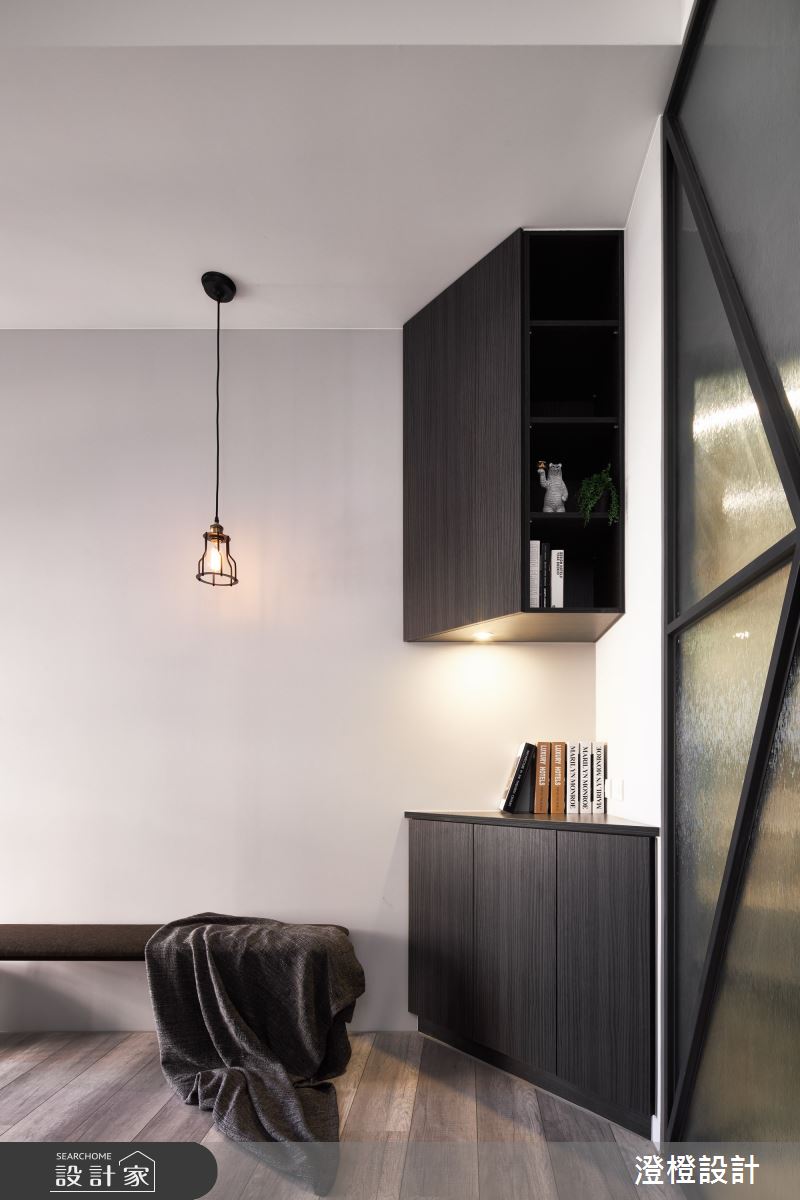 19坪新成屋(5年以下)＿工業風玄關客廳案例圖片＿澄橙設計＿澄橙_49之3