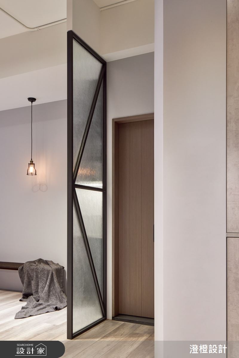 19坪新成屋(5年以下)＿工業風玄關客廳案例圖片＿澄橙設計＿澄橙_49之6
