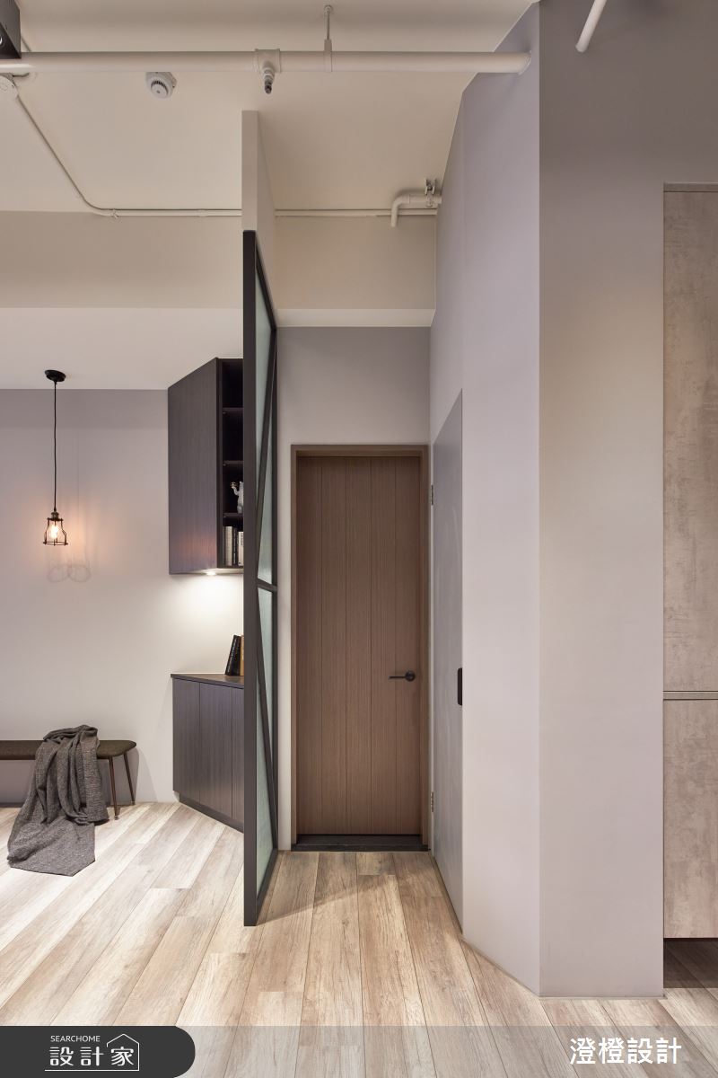 19坪新成屋(5年以下)＿工業風玄關案例圖片＿澄橙設計＿澄橙_49之5
