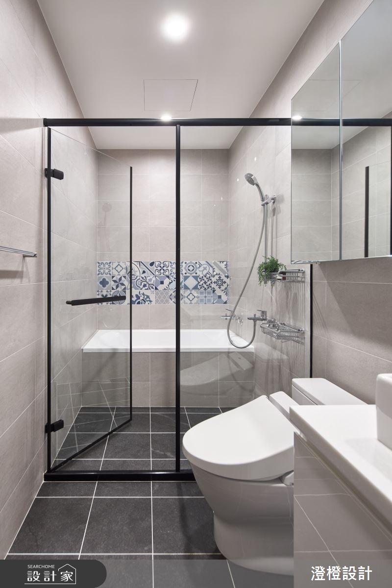 19坪新成屋(5年以下)＿工業風浴室案例圖片＿澄橙設計＿澄橙_49之11
