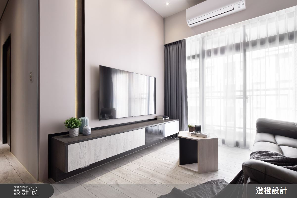 25坪新成屋(5年以下)＿現代風客廳案例圖片＿澄橙設計＿澄橙_50之4